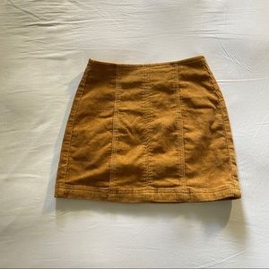Corduroy Mini Skirt